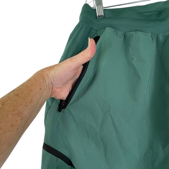 Gymshark Green Athletic Running Shorts Women's XL Activewear Lightweight - Picture 2 of 14